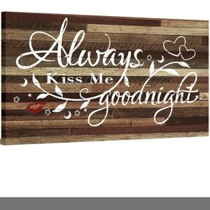 Charming Wooden Wall Art with Romantic Quote